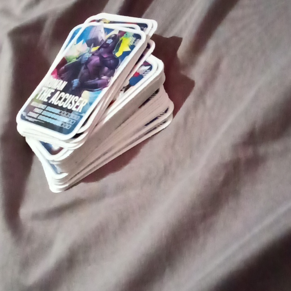 Marvel Loblaws trading cards stack
